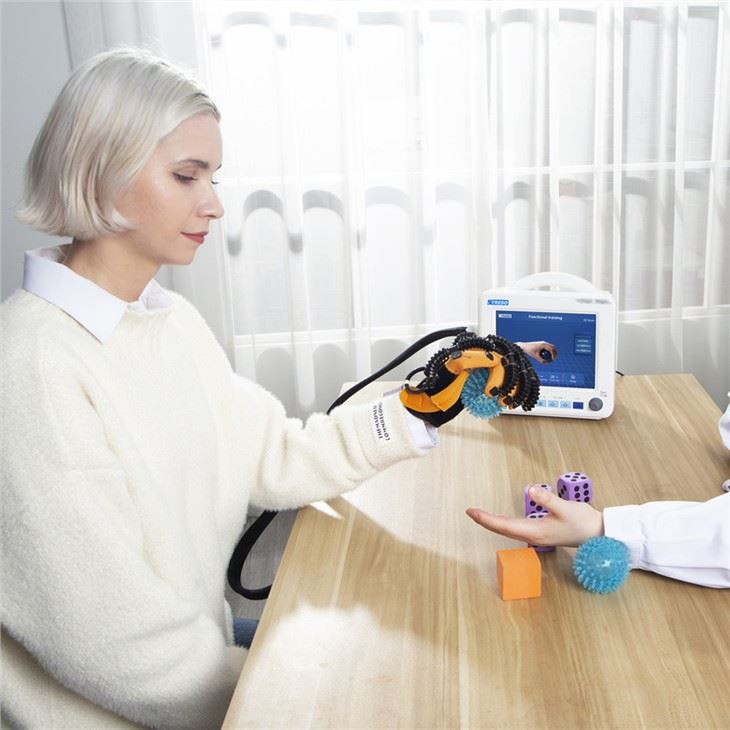 Rękawica robotyczna do rehabilitacji nerwowo-mięśniowej